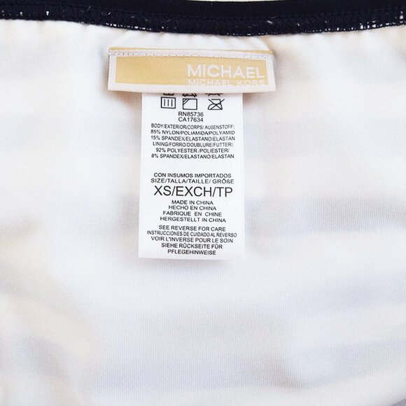 NWOT MICHAEL Michael Kors Cruise Striped Bikini Bottom / Size XS - Picture 6 of 6